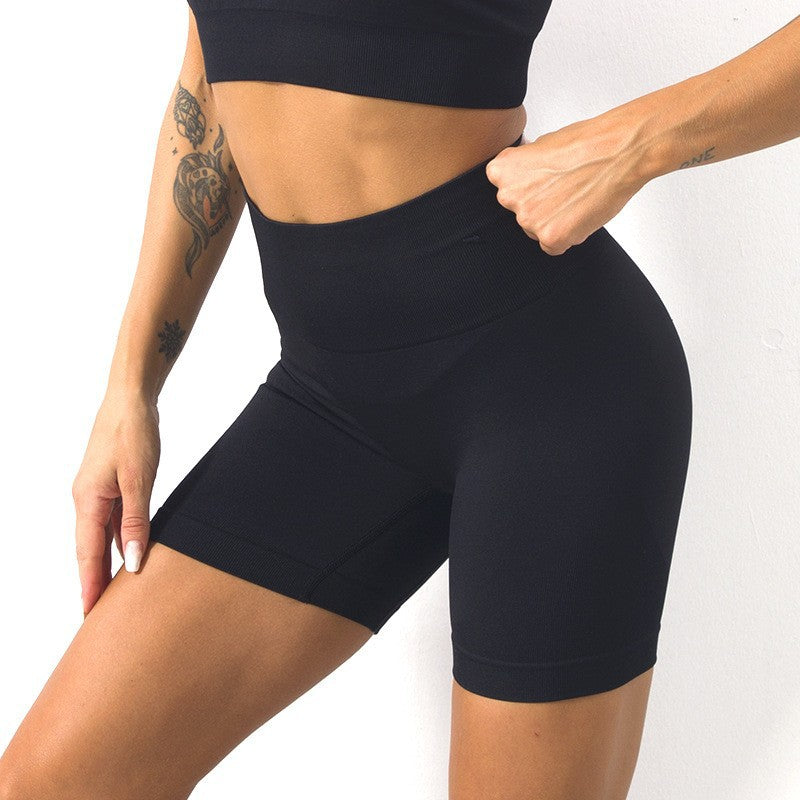 High-Waist Seamless Yoga Pants for Women Fitness Shorts