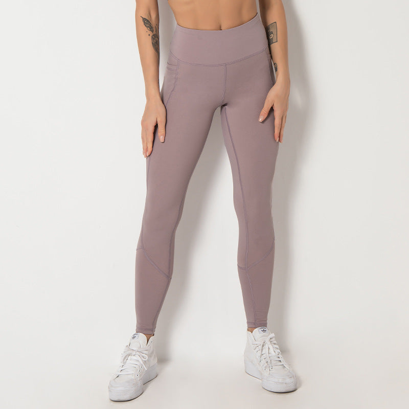 Large Double-Sided High Waist Yoga Pants with Pockets