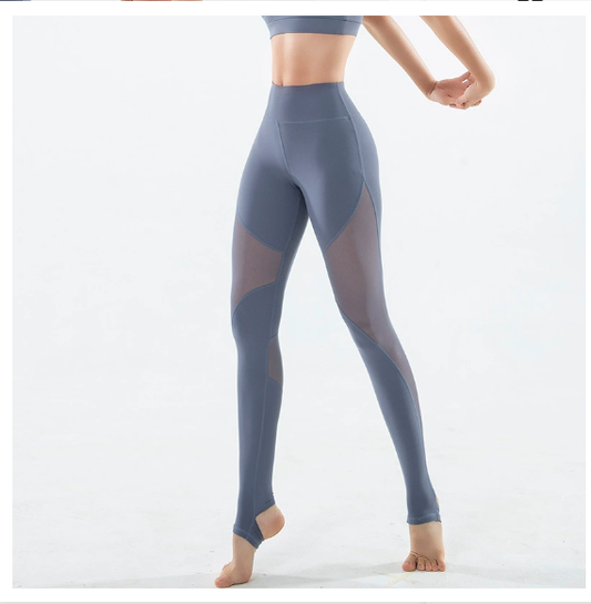 Mesh Patchwork Yoga Pants